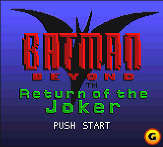 Future return. Batman Beyond: Return of the Joker (игра). Batman Return of the Joker game boy. Batman Beyond game boy. Batman Beyond GBC.